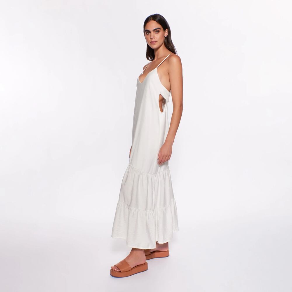 Peixoto Parker Tie Cotton Gauze Dress